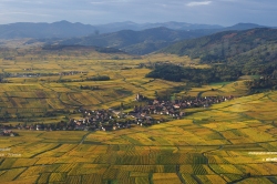Photo aérienne de Hunawihr